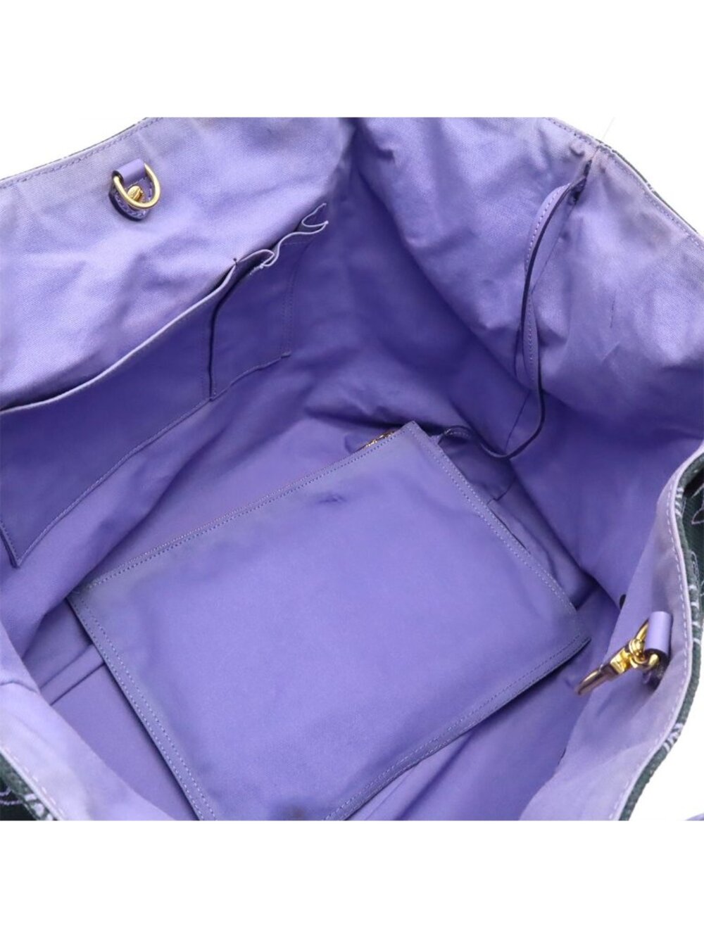 Louis Vuitton Monogram Beach Line Cabas Ipanema PM Tote Shoulder Bag Marine - Picture 7 of 9